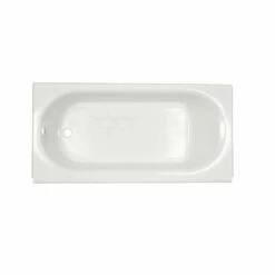 American Standard 2390.202.225 Princeton 60" Americast Bathtub With Left Hand Drain In Arctic