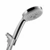 Hansgrohe 04943000 Croma 100 Handshower Set 3-Jet, 2.5 GPM In Chrome -AF SUPPLY Sales Store 04943000 04944000 square 1