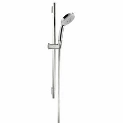 Hansgrohe 04945000 Croma 100 Wallbar Set 3-Jet, 2.5 GPM In Chrome