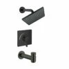 Hansgrohe 04963670 Vernis Shape Pressure Balance Tub/Shower Set, 1.5 GPM In Matte Black