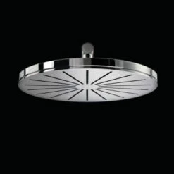 Vola 060-18 Round Wall-Mounted 23.37" L X 11.25" D Showerhead With Arm And Rosette In White -AF SUPPLY Sales Store 06018 2 1