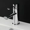 Lacava 0610-CR Perla Deck-mount Single-hole Faucet With A Lever Handle And Pop-up, ADA Compliant. Water Flow Rate: 1 Gpm Pressure Compensating Aerator. In Polished Chrome -AF SUPPLY Sales Store 0610 CR
