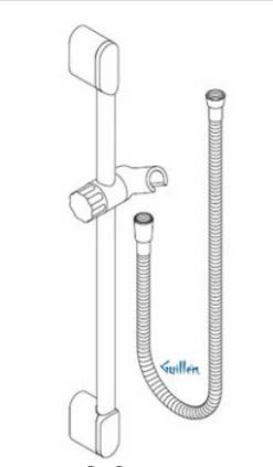 Hansgrohe 2751145 Shower Handles In White