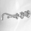 Newport Brass 3-1031/15A Chesterfield Double Handle Widespread Wall Mounted Lavatory Faucet With Metal Le, Antique Nickel (Pewter) -AF SUPPLY Sales Store 11jw90egYxL