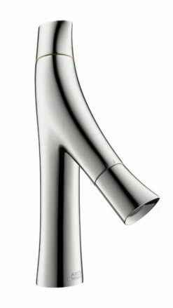 Axor 12011001 Starck Organic 2-Handle Single-Hole Faucet Without Pop-Up, 1.2 GPM In Chrome