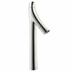 Axor 12013001 Starck Organic 2-Handle Single-Hole Faucet Without Pop-Up, Tall, 1.2 GPM In Chrome