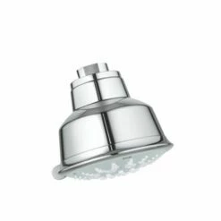 Grohe 125872 Relexa Rustic 100 Shower Head, 4" - 5 Sprays, 1.75 Gpm In Starlight Chrome