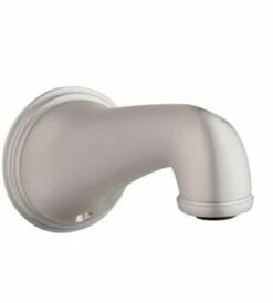 Grohe 13 612 AV0 Geneva 6-Inch Wall Mount Tub Spout, Infinity Satin Nickel