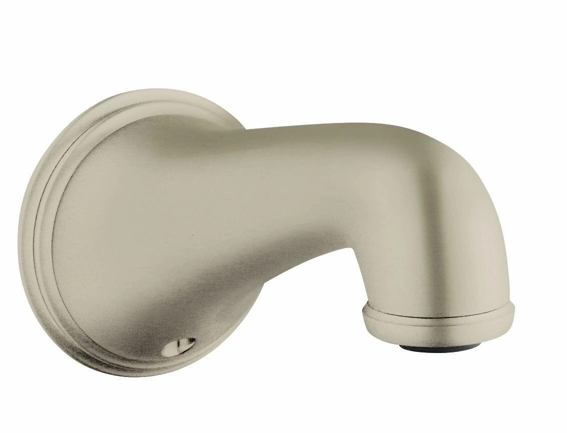 Grohe 13612EN0 Geneva Wall Mnt Tub Spout In Brushed Nickel 3 Grohe 13612EN0 Geneva Wall Mnt Tub Spout In Brushed Nickel