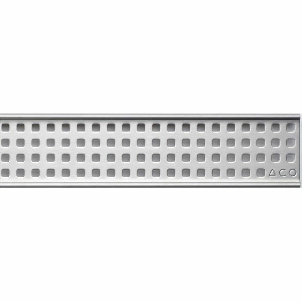 ACO 143152 48inch Linear ShowerDrain Square In Brushed Stainless 3 ACO 143152 48inch Linear ShowerDrain Square In Brushed Stainless