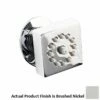 Lacava 1470-NI Kubista 2-1/8" W X 2-1/8" H X 2-1/2" D Wall Mount Square Body Spray, One Jet In Brushed Nickel 2 Lacava 1470-NI Kubista 2-1/8" W X 2-1/8" H X 2-1/2" D Wall Mount Square Body Spray, One Jet In Brushed Nickel -AF SUPPLY Sales Store 1470ni 1