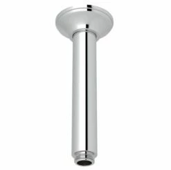 Rohl 1505/6ULB Shower 6.68"H X 6.68" L X 2.56" W X 2.56" D Ceiling Mounted Shower Arm And Flange In Unlacquered Brass