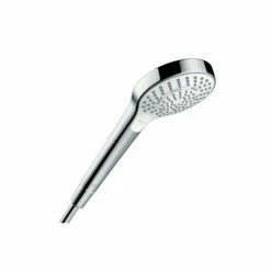 Hansgrohe 26801401 Croma Select S Handshower 110 3-Jet, 2.0 GPM In White / Chrome