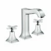 Hansgrohe 31307001 Metropol Classic Widespread Faucet 160 With Cross Handles And Pop-Up Drain, 1.2 GPM In Chrome -AF SUPPLY Sales Store 153 hpa01923 tif 1