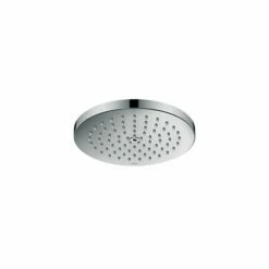 Hansgrohe 27629001 Raindance S Showerhead 180 1-Jet PowderRain, 1.75 GPM In Chrome