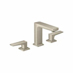 Hansgrohe 32518821 Metropol Widespread Faucet 110 With Lever Handles, 1.2 GPM In Brushed Nickel