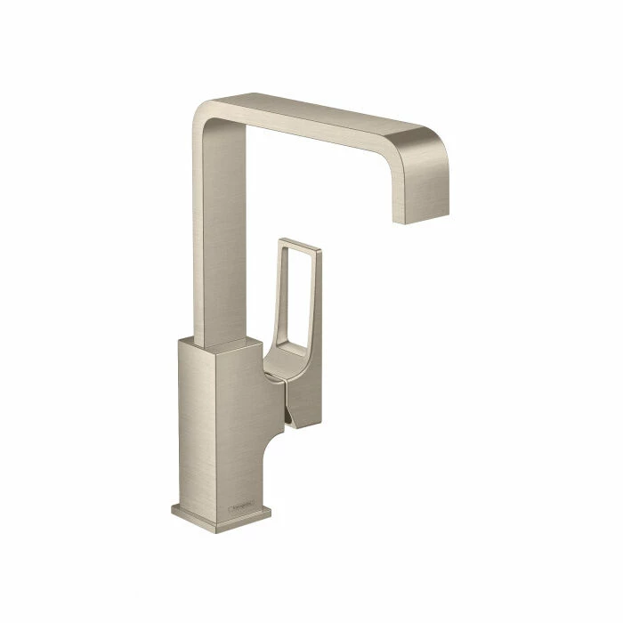 Hansgrohe 74511821 Metropol Single-Hole Faucet 230 With Loop Handle And Swivel Spout, 1.2 GPM In Brushed Nickel 3 Hansgrohe 74511821 Metropol Single-Hole Faucet 230 With Loop Handle And Swivel Spout, 1.2 GPM In Brushed Nickel