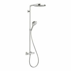 Hansgrohe 27129001 Raindance Select S Showerpipe 240 2-Jet, 2.5 GPM In Chrome