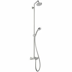 Hansgrohe 27143001 Croma Showerpipe 150 1-Jet With Tub Filler, 2.0 GPM In Chrome