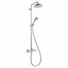 Hansgrohe 27185001 Croma Showerpipe 220 1-Jet, 2.5 GPM In Chrome -AF SUPPLY Sales Store 153 hpu60267 tif 1