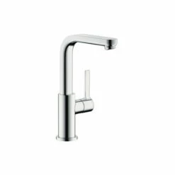 Hansgrohe 31161001 Metris S Single-Hole Faucet 230 With Swivel Spout And Pop-Up Drain, 1.2 GPM In Chrome