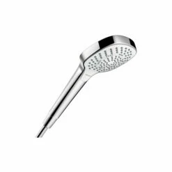 Hansgrohe 26811401 Croma Select E Handshower 110 3-Jet, 2.0 GPM In White / Chrome
