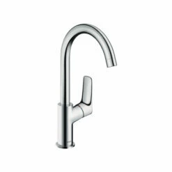 Hansgrohe 71130001 Logis Single-Hole Faucet 210 With Swivel Spout And Pop-Up Drain, 1.2 GPM In Chrome