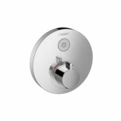 Hansgrohe 15744001 ShowerSelect S Thermostatic Trim For 1 Function, Round In Chrome