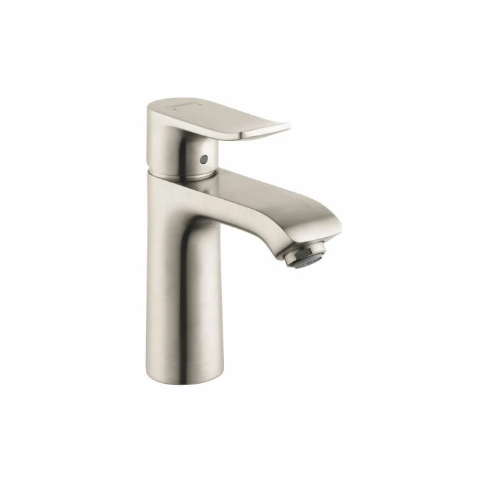 Hansgrohe 31123821 Metris Single-Hole Faucet 110 With Pop-Up Drain, 0.5 GPM In Brushed Nickel 3 Hansgrohe 31123821 Metris Single-Hole Faucet 110 With Pop-Up Drain, 0.5 GPM In Brushed Nickel