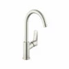 Hansgrohe 71130821 Logis Single-Hole Faucet 210 With Swivel Spout And Pop-Up Drain, 1.2 GPM In Brushed Nickel -AF SUPPLY Sales Store 153 hpu70571 tif 1