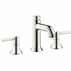 Hansgrohe 14113831 Talis C Widespread Faucet 100 With Pop-Up Drain, 1.2 GPM In Polished Nickel