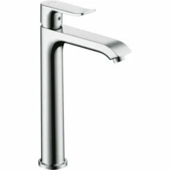 Hansgrohe 31183001 Metris Single-Hole Faucet 200 With Pop-Up Drain, 1.2 GPM In Chrome