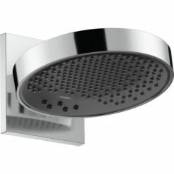 Hansgrohe 26235001 Rainfinity Showerhead 250 3-Jet With Wall Connector Trim, 1.75 GPM In Chrome