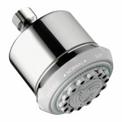 Hansgrohe 28496001 Clubmaster Showerhead 3-Jet, 2.5 GPM In Chrome