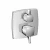Hansgrohe 15865001 Ecostat Classic Pressure Balance Trim Classic Square With Diverter In Chrome -AF SUPPLY Sales Store 15865001 square 1