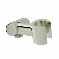Rohl 1630PN Wall Mounted Hand Shower Holder With Outlet For Shower Arm Connection In Polished Nickel