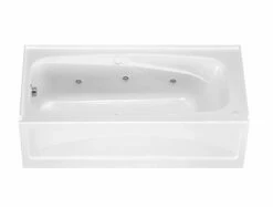 American Standard 1748218.02 Colony 66" Acrylic Whirlpool Bathtub With Left Hand Drain And AcuMassage Jets