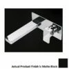 Lacava 1814.1-A-44 Eleganza 3 1/2" H Trim Wall Mount Two Hole Faucet With One Lever Handle On The Right And Backplate In Matte Black 1 Lacava 1814.1-A-44 Eleganza 3 1/2" H Trim Wall Mount Two Hole Faucet With One Lever Handle On The Right And Backplate In Matte Black -AF SUPPLY Sales Store 18141a44