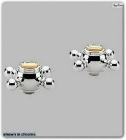 Grohe 18885R00 Sinfonia, Polished Brass Cross Handles For 20655R00 Faucet - 18885R00 1888