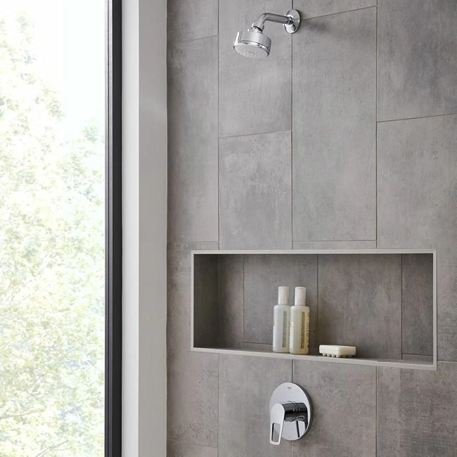 Grohe 19595001 Bauloop Pressure Balance Valve Trim With Cartridge In Starlight Chrome 6 Grohe 19595001 Bauloop Pressure Balance Valve Trim With Cartridge In Starlight Chrome - Image 4