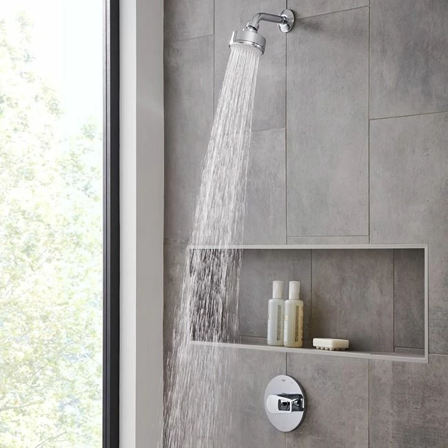 Grohe 19595001 Bauloop Pressure Balance Valve Trim With Cartridge In Starlight Chrome 8 Grohe 19595001 Bauloop Pressure Balance Valve Trim With Cartridge In Starlight Chrome - Image 6