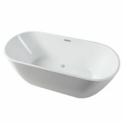 Emory And Bond EB40167 Atlantic Free Standing Bath Tub 67"L X 30"W X 23"H, Acrylic, Glossy, Oval, Center Drain, 70 Gallons 9 Emory And Bond EB40167 Atlantic Free Standing Bath Tub 67"L X 30"W X 23"H, Acrylic, Glossy, Oval, Center Drain, 70 Gallons -AF SUPPLY Sales Store 1st
