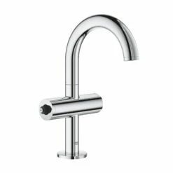 Grohe 21031003 Atrio Single Hole Two-Handle M-Size Bathroom Faucet 1.2 Gpm In Starlight Chrome