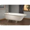 Cheviot 2104-WW-CH TRADITIONAL Cast Iron Bathtub With Continuous Rolled Rim