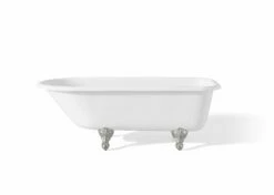 Cheviot 2106-WW-CH TRADITIONAL Cast Iron Bathtub With Continuous Rolled Rim
