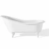Cheviot 2108-WW-WH SLIPPER Cast Iron Bathtub With Continuous Rolled Rim 2 Cheviot 2108-WW-WH SLIPPER Cast Iron Bathtub With Continuous Rolled Rim -AF SUPPLY Sales Store 2108 WW WH