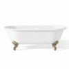 Cheviot 2111-WW-BN REGAL Cast Iron Bathtub With Continuous Rolled Rim -AF SUPPLY Sales Store 2111 WW BN