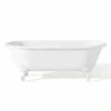 Cheviot 2111-WW-WH REGAL Cast Iron Bathtub With Continuous Rolled Rim -AF SUPPLY Sales Store 2111 WW WH