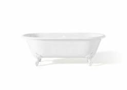 Cheviot 2111-WW-WH REGAL Cast Iron Bathtub With Continuous Rolled Rim