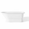 Cheviot 2118-WW TRADITIONAL Cast Iron Bathtub With Pedestal Base And Continuous Rolled Rim -AF SUPPLY Sales Store 2118 WW
